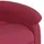 vidaXL Relaxsessel mit Aufstehhilfe Samt 144,5 x 82 x 0 cm Weinrot