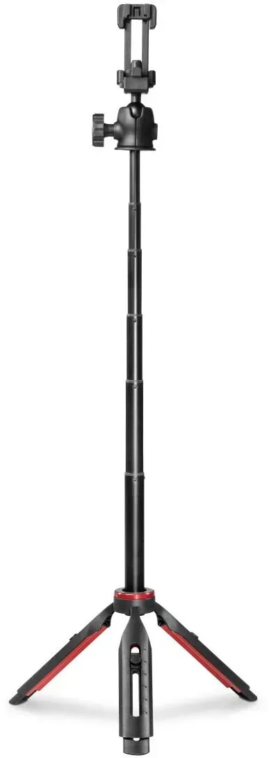 004679 Solid 80 Ball 3 Bein(e) Stativ Smartphone-/Digital-Kamera Bluetooth  (Schwarz)