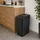 Relaxdays Mülleimer 15 l Schwarz