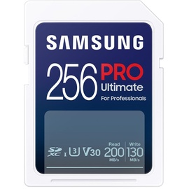 Samsung PRO Ultimate R200/W130 SDXC 256GB, UHS-I U3, Class 10 (MB-SY256S/EU)