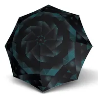 Knirps Taschenregenschirm Regenschirm T.200 Medium Duomatic Symphony black