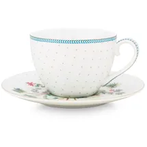 Pip Studio Jolie Dots Gold Tasse 0,28 l Gold