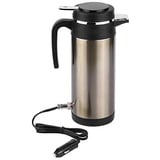 KIMISS 950ML 12V Auto Wasserkocher Edelstahl Elektrische In-Car Wasserkocher Reise Trinkbecher Reise Kaffeetasse Wasserflasche(12V)