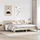 vidaXL Massivholzbett 180 x 200 cm Braun