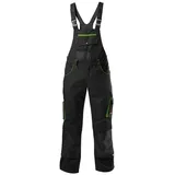 Fortis H-Latzhose 24, schw./limegreen, Gr. 31