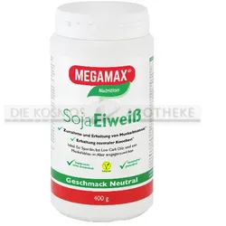 MEGAMAX Soja Eiweiß neutral Pulver 400 g