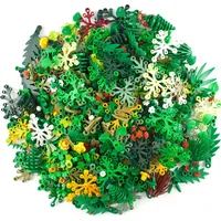 LEGO® Grünzeug Pflanzen Blätter Gemischt NEU! Menge 25x – Jede Mischung individuell zusammengestellt - Grün