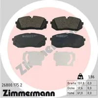 ZIMMERMANN Bremsbelagsatz, Scheibenbremse