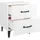 vidaXL Nachtschrank 40 x 35 x 47,5 cm Weiß