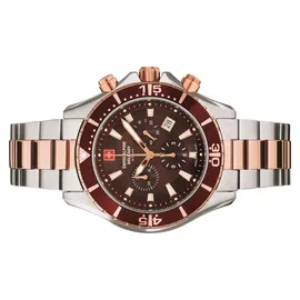 Swiss Alpine Military Chronograph Edelstahl 40 mm 7040.9156SAM