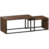 modfu Braun Holz 90 x 48 x 42 cm
