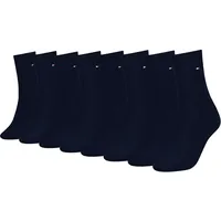 Tommy Hilfiger 4 Paar Damen Socken Businesssocken, Farbe:Blau, Größe:39-42, Artikel:-563 midnight blue - 39-42