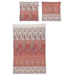 Irisette Bettwäsche Sky 135 x 200 cm Satin Rot