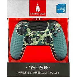 PS4 Controller Spartan Gear camo wireless + wired APSIS 3
