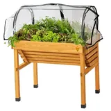 Noor VegTrug Hochbeet Wall Hugger S 77 x 46 x 96 cm Natur