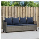 vidaXL Sonnenliege 200 x 65 x 30 cm Grau