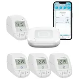 Homematic IP Smart Home Set Raumklima mit Access Point 2 Heizkörperthermostate