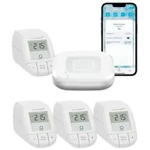 Homematic IP Smart Home Set Raumklima mit Access Point 2 Heizkörperthermostate