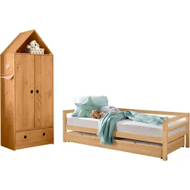 LÜTTENHÜTT Kleiderschrank Alpi 75 x 180 x 40 cm Beige