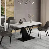 Vicco Fenaro 120 x 77,4 x 80 cm Weiß/Schwarz