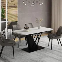 Vicco Fenaro 120 x 77,4 x 80 cm Weiß/Schwarz