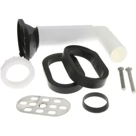Küchen-Ersatzteilshop Überlaufset Tropfteil oval AL 0 x 0 x 0 cm Farbe schwarz