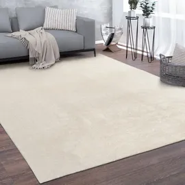 Paco Home - Teppich, Kurzflor-teppich Für Wohnzimmer, Soft, Weich, Waschbar, In Beige 300x400 Cm