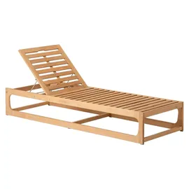 Dehner Port-au-Prince Sonnenliege 208 x 75 x 90 cm Beige/Braun