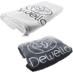 Dewello® Saunahandtuch Handtuch aus Baumwolle, für Badezimmer und Sauna oder Yoga, lichtbeständig Zwirnfrottee 75x200 cm, verschiedene Farben