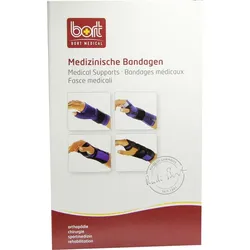 BORT Handgelenkstütze m.Alusch.rec.medium schw. 1 St Bandage