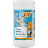 SUMMER FUN Chlor-Schnell-Desinfektion 1,2 kg für Stoßchlorungen