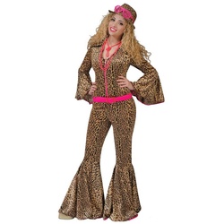 Funny Fashion Kostüm Jumpsuit Panter Wild Katzen Kostüm Damen – Tolles Damenkostüm in Wildkatzenoptik 40842