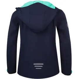 TROLLKIDS Trollfjord Softshelljacke - Navy / Mint - 164 cm