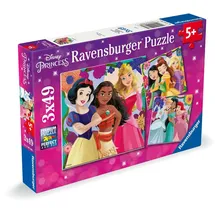 Ravensburger Kinderpuzzle 3x49 Teile - Disney Prinzessinnen - Girl Power!