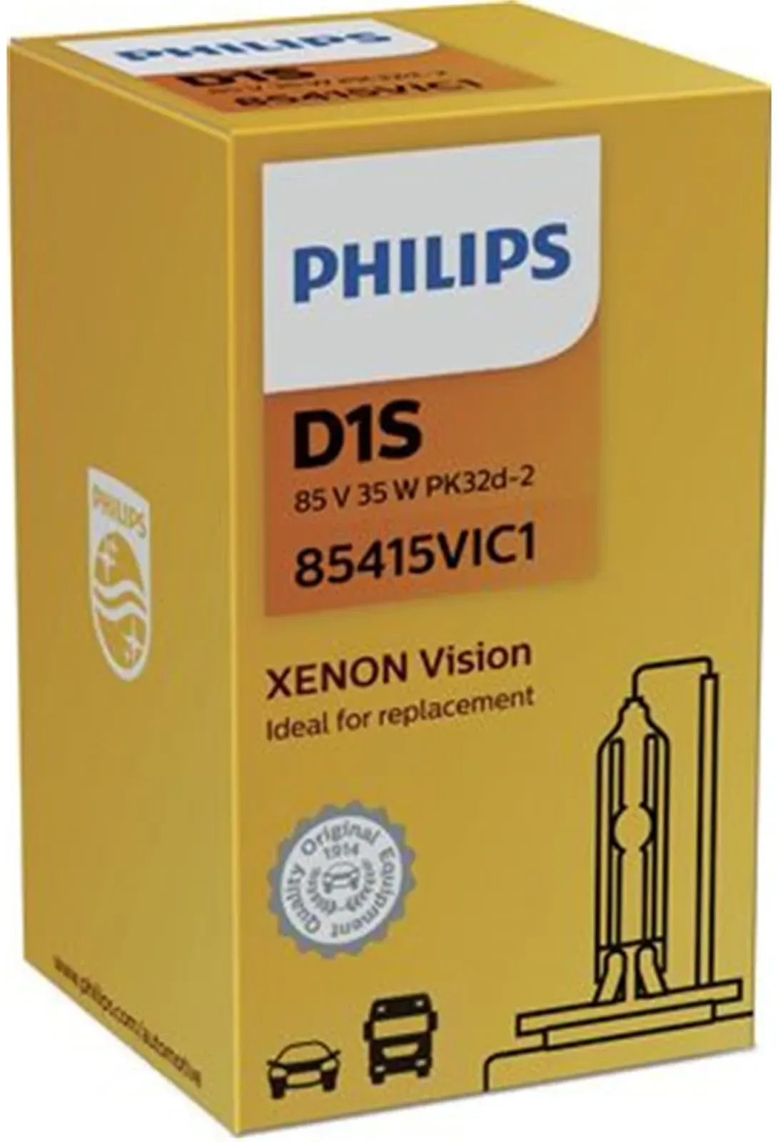 Philips Xenon Vision D1s (gasentladungslampe) Glühlampe 85v 35w 85415vic1: Glühlampe Audi: N10566103 Bmw: 63217217509 Citroën: 621696 Ford: 4599268 Me