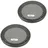 tomzz Audio 2800-001-1 Excalibur Lautsprecher Gitter Grill für 130mm DIN Lautsprecher, schwarz, 2-teilig Kunststoffring mit Metallgitter, Satz