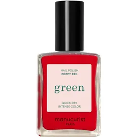 Manucurist Green Natural Nail Colour Poppy Red Farblack 15 ml