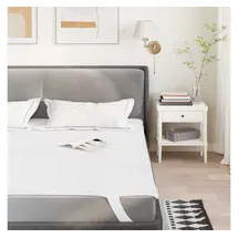 vidaXL Matratzenschoner Wasserdicht 90 x 190 cm Weiß