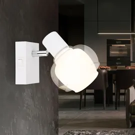 GLOBO Wandleuchte 1 Weiß