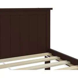 vidaXL Massivholzbett 120 x 200 cm Braun