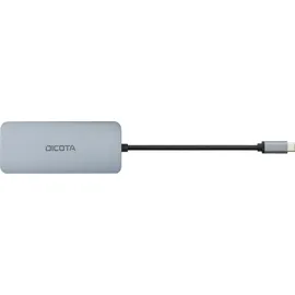 Dicota D32062 Schnittstellen-Hub USB Typ-C Silber