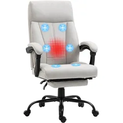 Vinsetto Massage-Bürostuhl Polyester, Stahl