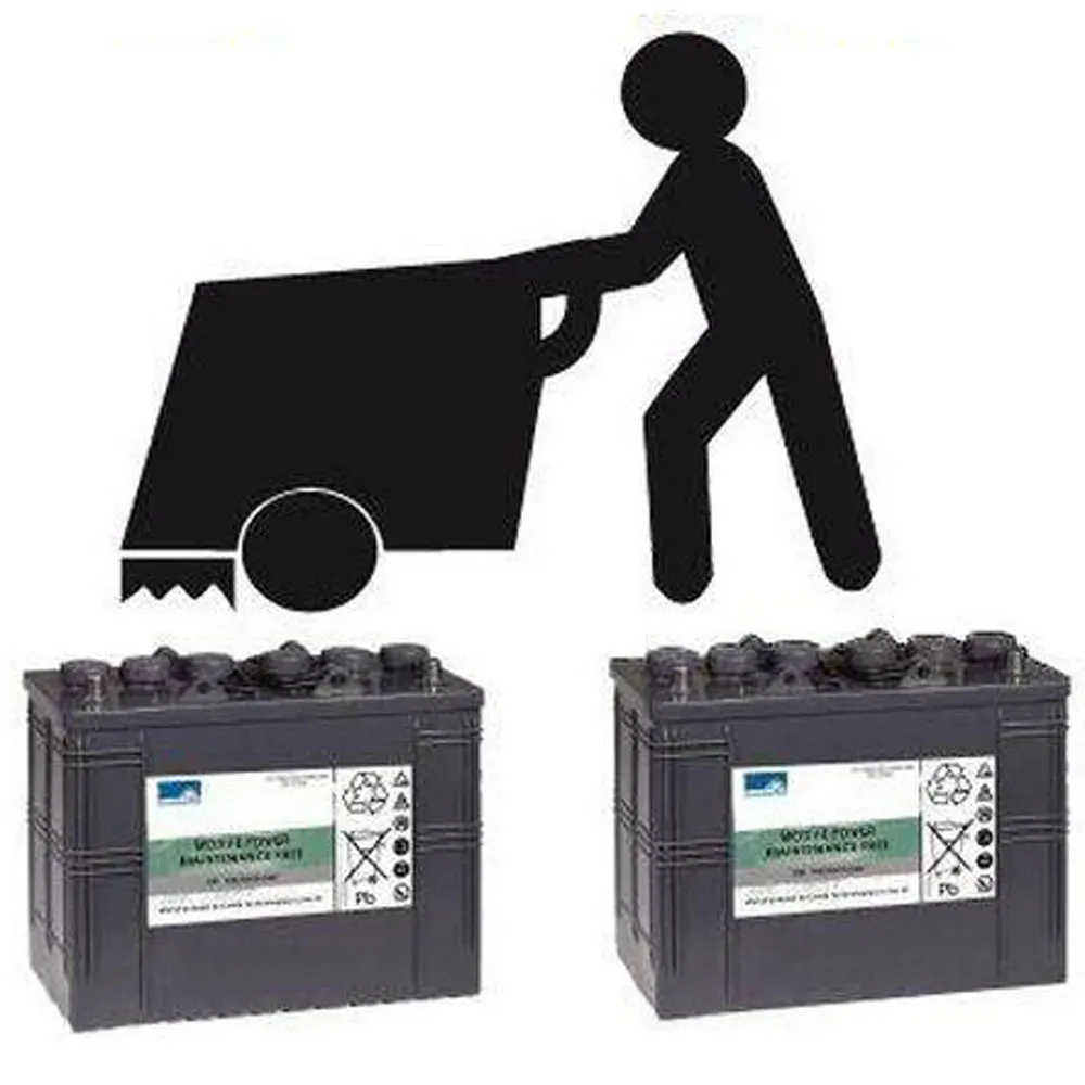 Ersatzakku für Kärcher Reinigungsmaschinen Gel Batterie 24V 105Ah (2 Stück)