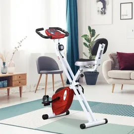 Homcom Fahrradtrainer mit Magnetwiderstand rot/weiß