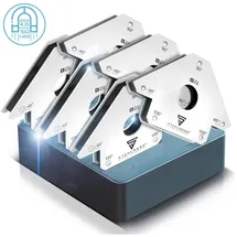 STAHLWERK Magnet-Schweißwinkel 45° x 90° x 135°, 22,6 kg / 50 lbs 6er Set