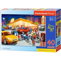 Castorland Gas Station, Puzzle 40 Teile (40 Teile)
