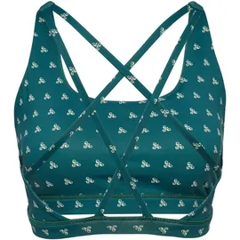 hummel Hiit Aop Impact Strap Bra Grün S