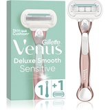 Gillette Venus Deluxe Smooth Sensitive Handstück + Rasierklingen 1 St.