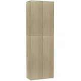 vidaXL Büroschrank Sonoma-Eiche 60x32x190 cm Holzwerkstoff