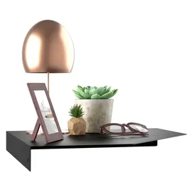SOTech HOVER-X Eckregal 25 x 25 x 3 cm Schwarz